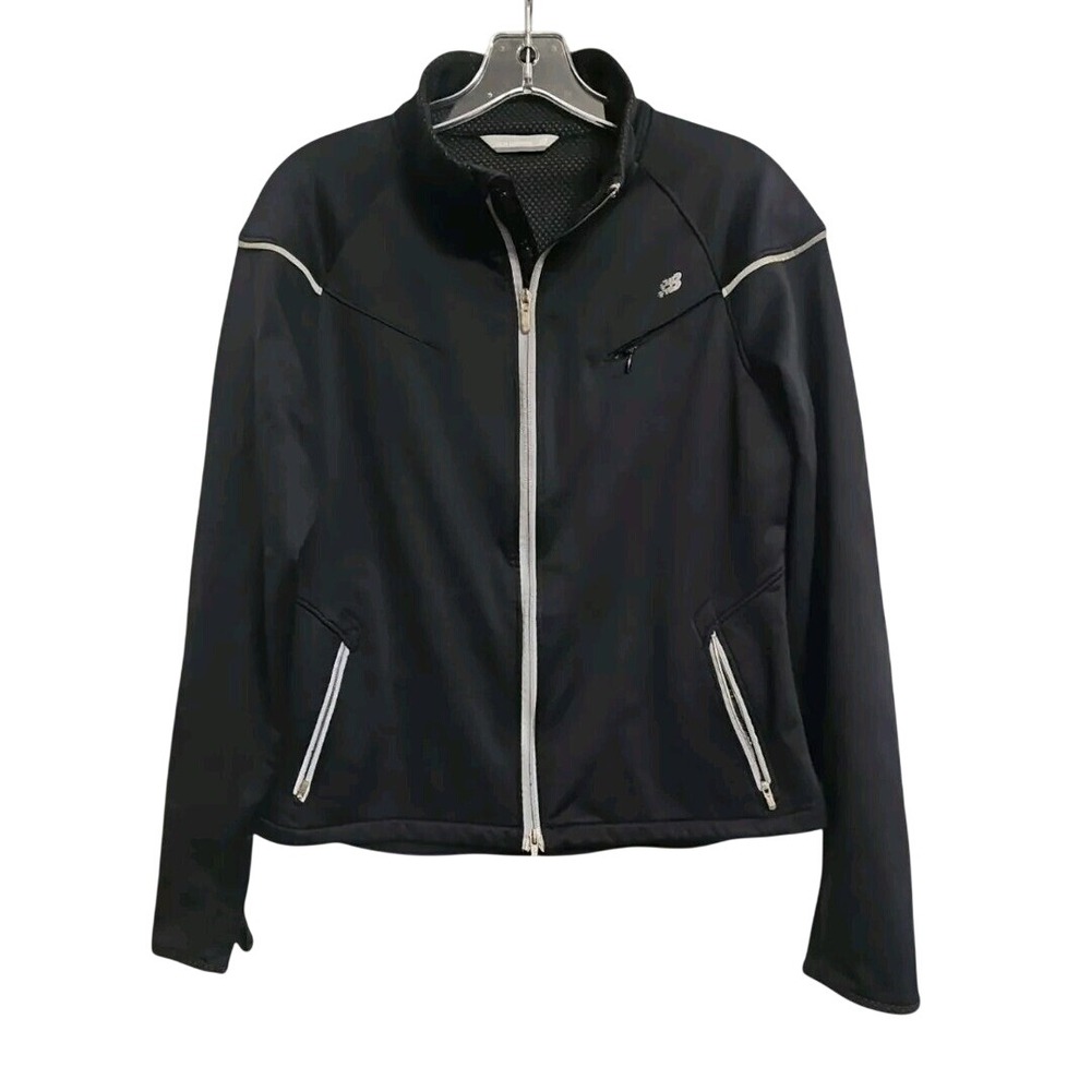 New Balance Reflective Running Jacket Black Full Zip Women's M
(Fits XS/S Men's)